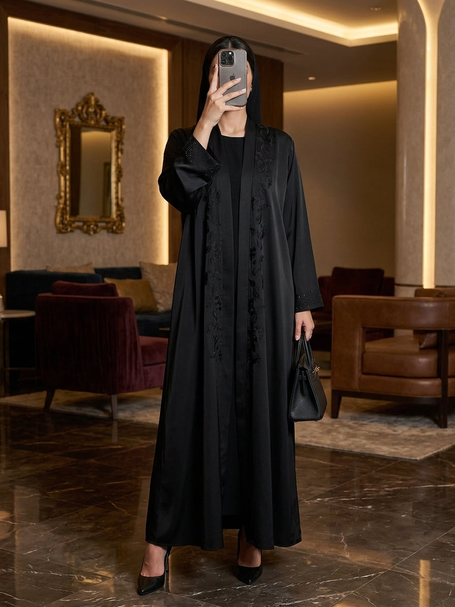 Shadow Bloom Abaya