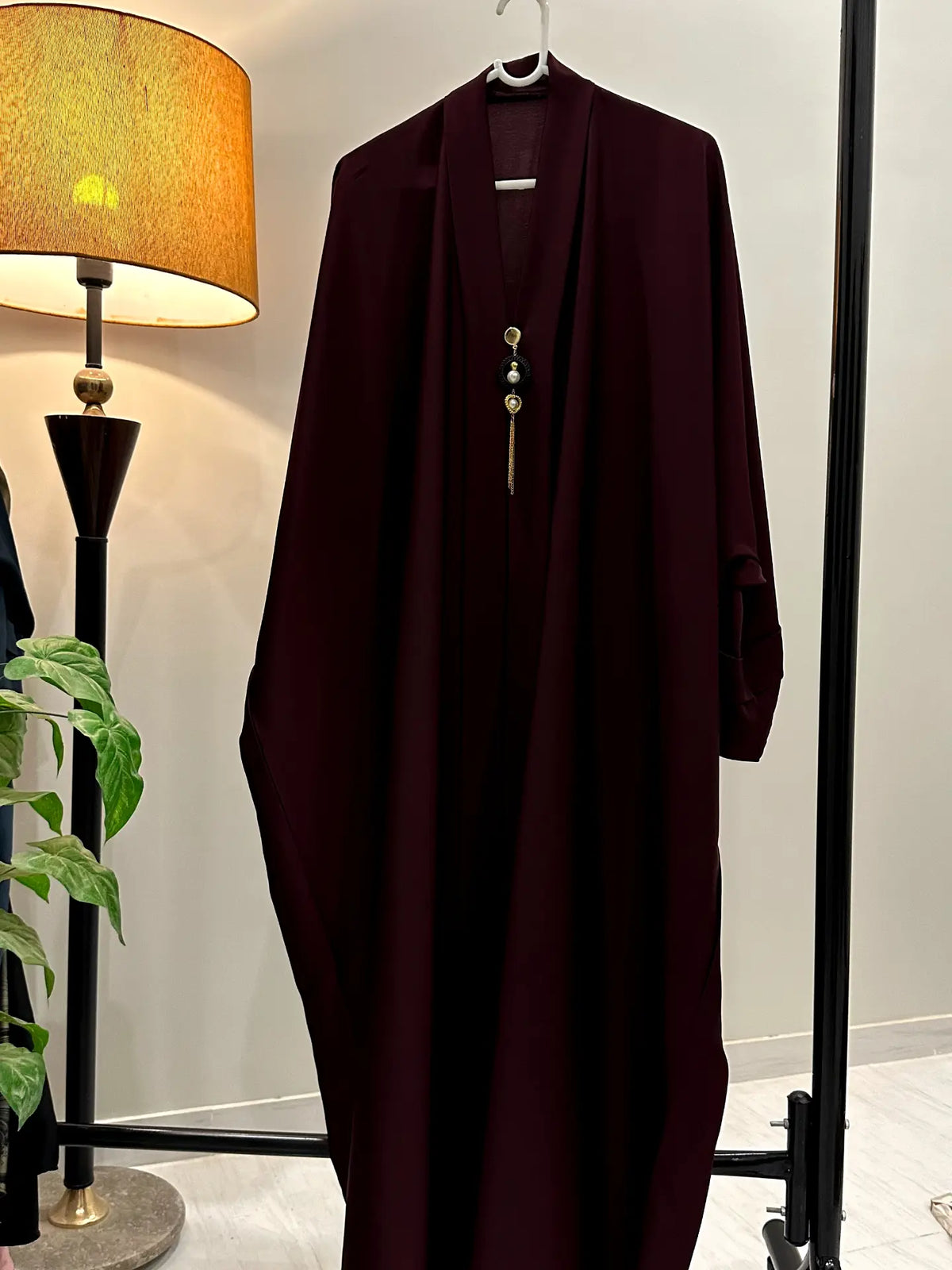 Maroon Essence Abaya